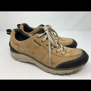 CLARKS OUTDOOR WAVE WALK SHOES 8 M LEATHER
